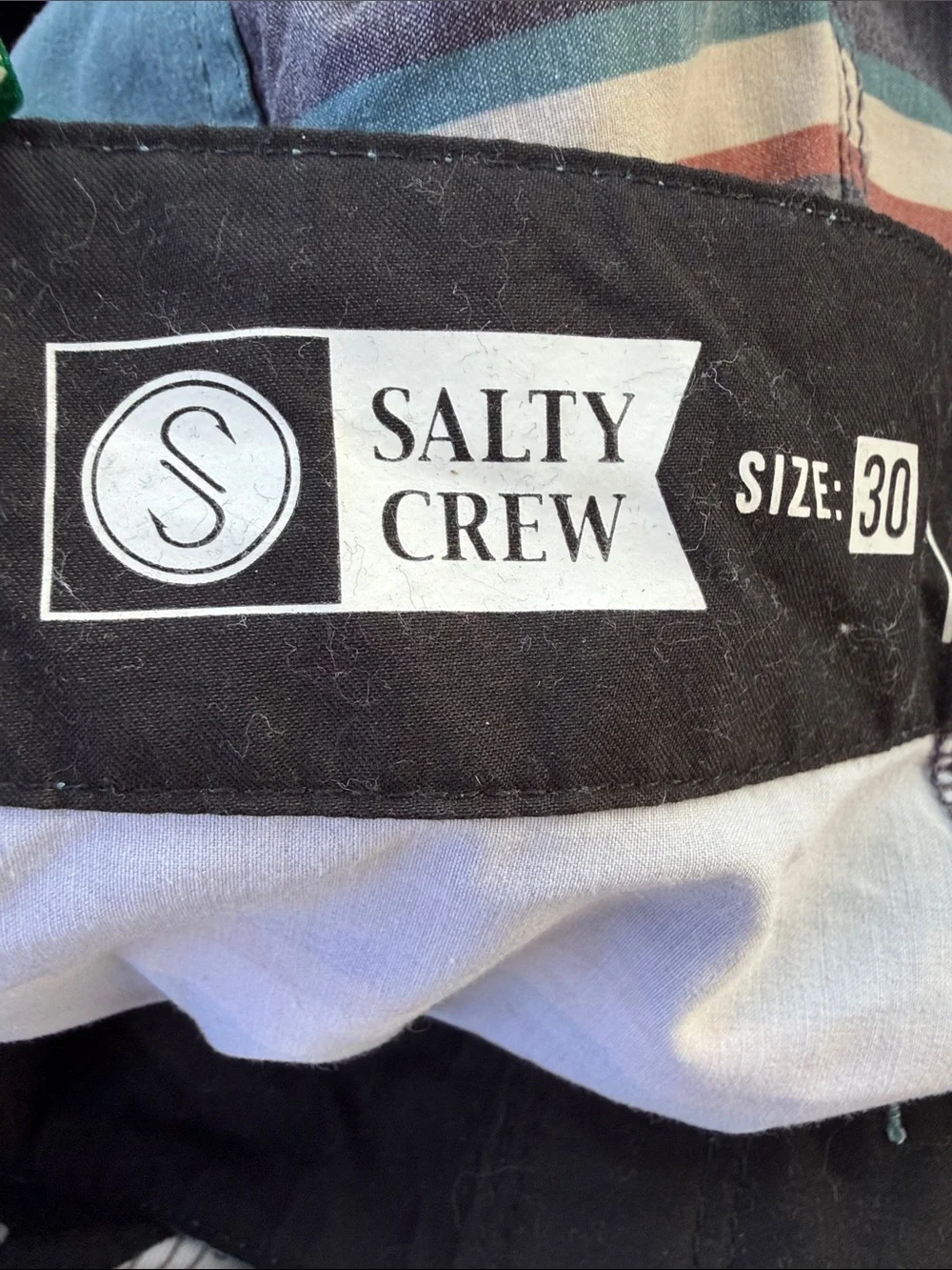 Salty Crew  Striped Board Shorts 30
